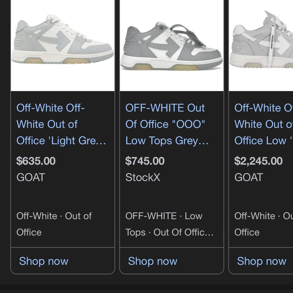 “ Off White “ —- “ Out of office “ Virgil Abloh - Picture 6 of 7